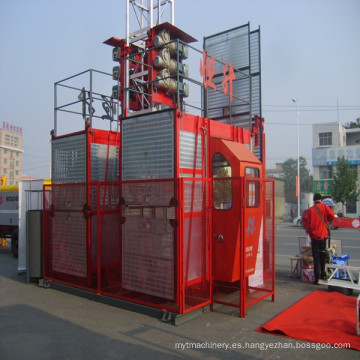Elevador de construcción (Scd200 / 200 Capacidad máxima 2t) con dos jaulas